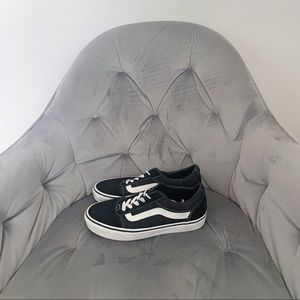 Classic Black Vans, Size 6.5